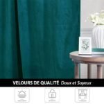 rideau thermique luxury bleu canard pour un interieur elegant 105 1