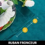 rideau thermique luxury bleu canard pour un interieur elegant 756 1
