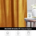 rideau thermique luxury dore en velours elegant et doux 130 x 275 488 1