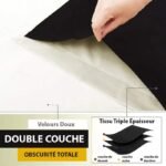 Rideau Thermique Velvetine En Tissu Occultant Triple, élégance Et Confort