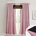 rideau thermique velvetine rose poudre pour un confort optimal 100 x 704 1