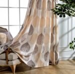 rideau trevo en ocre confidentialite et style naturel sur mesure 100 432 1