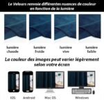 Rideau Velvet Luxury Bleu Nuit Pour élégance Et Confort