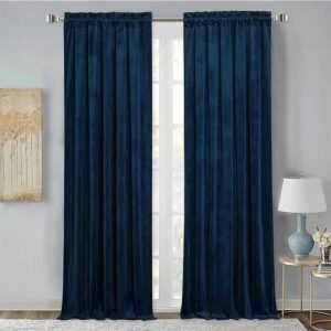 rideau velvet luxury bleu nuit pour elegance et confort 100 x 150 948 1