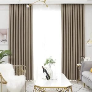 rideau vita beige fonce en marron clair elegance sur mesure 100 328 1