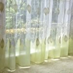 rideau voilage anytela vert pour intimite et legerete 100 x 120 427 1