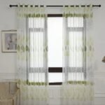 rideau voilage anytela vert pour intimite et legerete 100 x 250 160 1