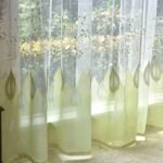 rideau voilage aranga avec motifs de feuilles pour une ambiance 719 1
