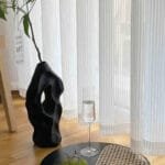 Rideau Voilage Aravana à Rayures Verticales Pour Un Intérieur Apaisant