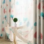 rideau voilage arvore aux motifs pastels pour chambre denfant 100 813 1
