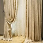 rideau voilage azoia en tulle avec motifs romantiques 150 x 250 152 1