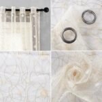 rideau voilage beige a motifs nids doiseaux elegance 734 1