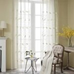 Rideau Voilage Birdy Avec Oiseaux Et Branches Brodées Pour Une Déco Nature