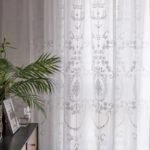 Rideau Voilage Chambord Avec Broderies élégantes Et Sur-mesure