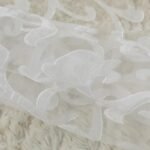 Rideau Voilage Daru Aux Motifs Végétaux Brodés élégants