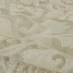 Rideau Voilage Daru Aux Motifs Végétaux Brodés élégants