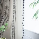 Rideau Voilage Design Ashley : élégance En Hauteur Bande Et Géométrie