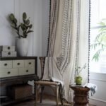 Rideau Voilage Design Ashley : élégance En Hauteur Bande Et Géométrie