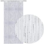 rideau voilage farilo style et intimite avec strass paillettes blanc 286 1