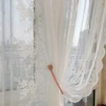 rideau voilage farinelli avec dentelle florale sur mesure 101 1