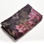 rideau voilage gorani fleurs printanieres en beige ou pourpre rose 471 1