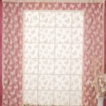 rideau voilage karamea avec papillons sur mesure disponible vert 757 1