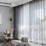 rideau voilage kuala en tulle gris avec motifs geometriques uniques 123 1