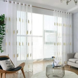 Rideau Voilage Kulim : élégance Moderne Et Intimité Assurée 1 Rideau Voilage Kulim: élégance Moderne Et Intimité Assurée - 100 x 270 / œillets