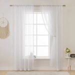 rideau voilage laulila a pompons joyeux pour chambre dadolescente 768 1