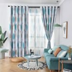 rideau voilage laune bleu pour un interieur elegant 100 x 260 469 1