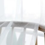 Rideau Voilage Liku Transparent En Tulle – Immaculé Et Intime