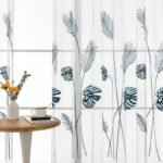 Rideau Voilage Monistera Au Design élégant Et Poétique