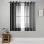 rideau voilage noir pomerono en tulle elegance sur mesure 140 x 817 1