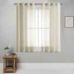 rideau voilage noir pomerono en tulle elegance sur mesure ait 140 718 1