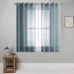 rideau voilage noir pomerono en tulle elegance sur mesure bleu 140 945 1