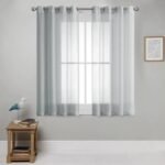 rideau voilage noir pomerono en tulle elegance sur mesure gris 140 225 1