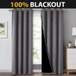 Rideaux Acoustiques Intimity Gris Pour Insonoriser Et Occulter La Lumière