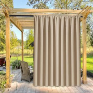 Rideaux Odaki Beige Pour Véranda - Protection Et Style En Hauteur Bande