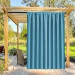 Rideaux Odaki Bleu Passé Pour Verandas - Imperméables Et Sur-mesure - 100 x 145 / Passe-tringle