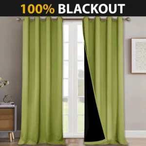 Rideaux Phoniques Intimity Vert Pomme Pour Une Tranquillité Optimale