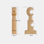 Tringle En Bois Pour Rideaux: élégance Et Nature Chez - Support Pour 2 Tringles (2 Pcs)