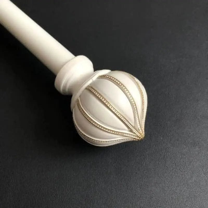 Tringles à Rideau Vintage Ornementées Pour Décoration Bohème - Blanc b / 100