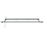 Store banne électrique 4,5 x 3 m – Crème et anthracite