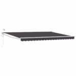 Store banne électrique 4 x 3 m – Anthracite