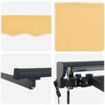 Store banne électrique 4 x 3 m – Sable