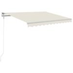Store banne électrique 3 x 2,5 m – Crème