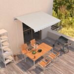 Store banne électrique 3 x 2,5 m – Crème