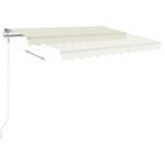 Store banne électrique 3 x 2,5 m – Crème