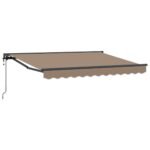Store banne électrique 3,5 x 2 m – Taupe