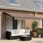 Store banne électrique 3,5 x 2 m – Taupe